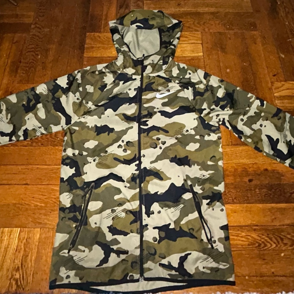 Nike Green Camouflage Field Jacket